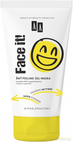 AA Face It! Peeling - Maska - Żel 3w1 150 ml