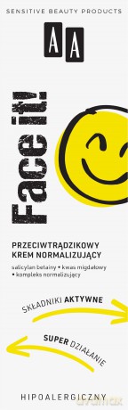 AA Face It! Przeciwtrądzikowy Krem normalizujący 40 ml
