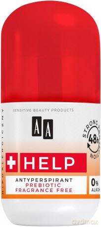 AA HELP Dezodorant antyperspirant roll-on Prebiotic 50 ml