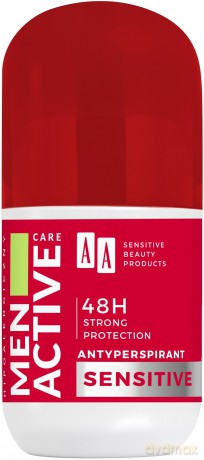 AA Men Active Care Dezodorant antyperspirant roll-on Sensitive 50 ml