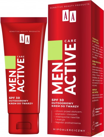 AA Men Active Care Outdoorowy Krem do twarzy SPF30 50 ml