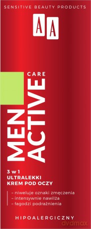 AA Men Active Care Ultralekki Krem pod oczy 3w1 15 ml