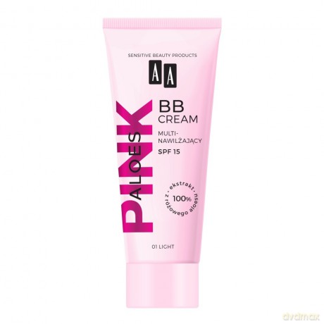 AA Pink Aloes Multi-nawilżający Krem do twarzy BB nr 01 Light 30 ml