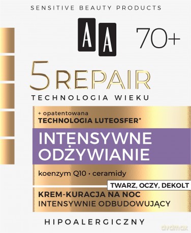 AA TW 5 Repair NEW 70+ Krem n/noc