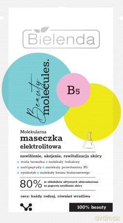 Bielenda Beauty Molecules. Molekularna Maseczka elektrolitowa - do każdego rodzaju cery 8g