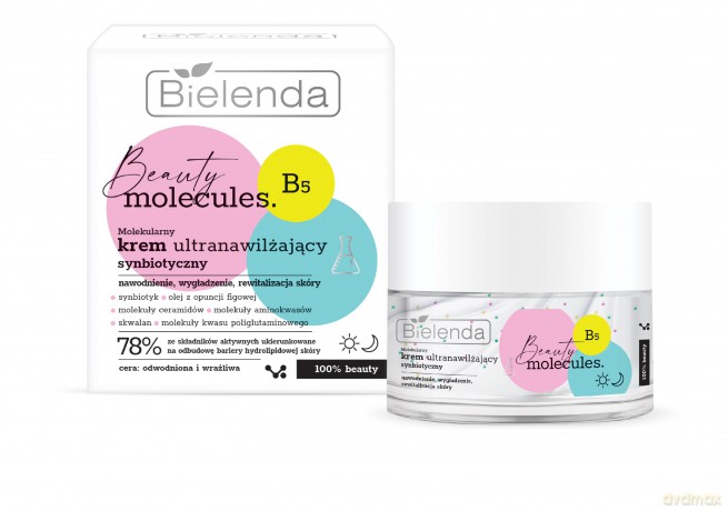 Bielenda Beauty Molecules. Molekularny Krem ultranawilżający na dzień i noc - do cery odwodnionej i wrażliwej 50 ml