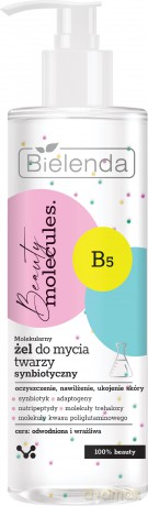 Bielenda Beauty Molecules. Molekularny Żel do mycia twarzy - do cery odwodnionej i wrażliwej 195g