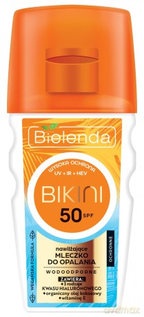 Bielenda Bikini Nawilżające Mleczko do opalania SPF50 125 ml