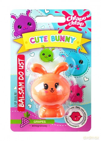 CHLAPU CHLAP Balsam do ust Cute Bunny - winogrono 1 szt