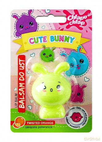 CHLAPU CHLAP Balsam do ust Cute Bunny - zakręcona pomarańcza 1 szt