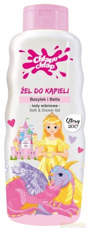 CHLAPU CHLAP Żel do kąpieli Bazylek i Bella - lody wiśniowe 710 ml