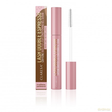 CLARESA Odżywcze Żelowe Serum do rzęs z kofeiną Lash Double Espresso 10g
