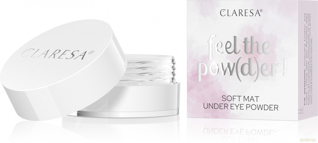 CLARESA Puder sypki pod oczy Feel The Pow(D)er! nr 01 white 6g