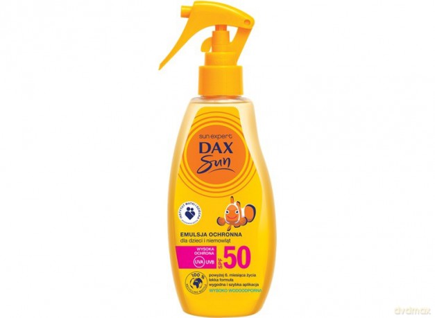 Dax Sun Emulsja ochronna dla dzieci i niemowląt SPF50 - spray 200 ml