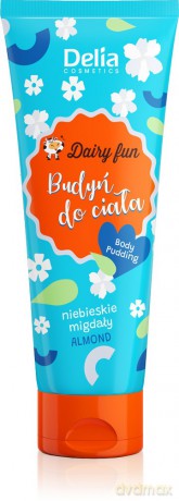 Delia Cosmetics Dairy Fun Budyń do ciała - Niebieskie Migdały (Almond) 250 ml