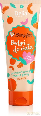 Delia Cosmetics Dairy Fun Budyń do ciała - Pomarańczowy Zawrót Głowy (Orange) 250 ml