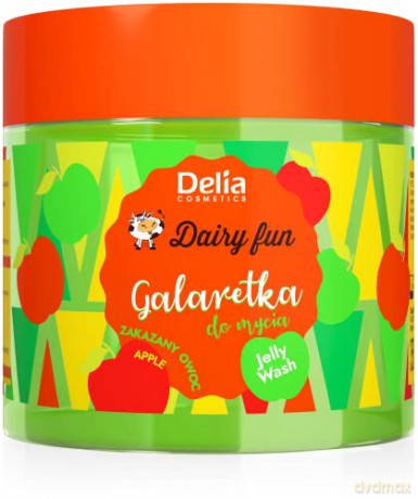 Delia Cosmetics Dairy Fun Galaretka do mycia ciała - Zakazany Owoc (Apple) 350g