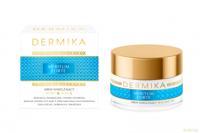 Dermika Meritum Forte Krem nawilżający na dzień i noc 50 ml