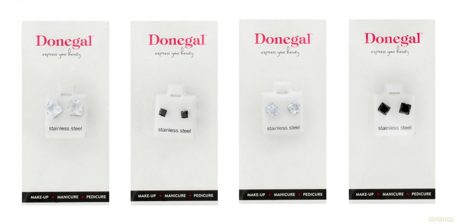DONEGAL Kolczyki z oczkiem (6422) 1para - mix