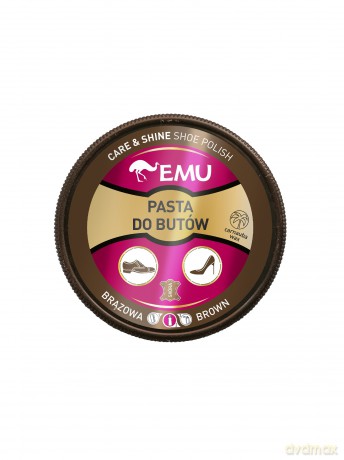 EMU Pasta do butów - brązowa 50 ml