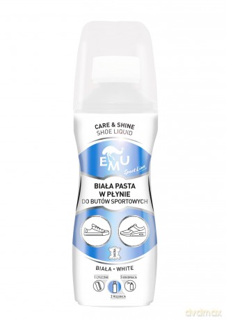 EMU Sport Line Biała Pasta w płynie do butów sportowych 75 ml