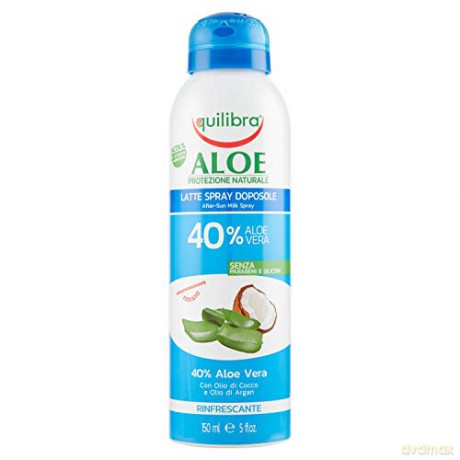 Equilibra Aloe Solare Mleczko po opalaniu w sprayu 40% Aloe Vera 150 ml