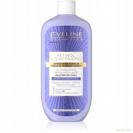 EVELINE BODY Mleczko 350 ml RETINOL&NIACYNAM. Wygład