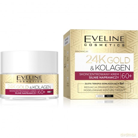 EVELINE GOLD&RETINOL Krem 60+ new