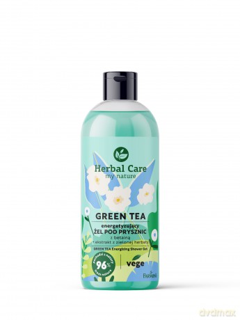 FARMONA Herbal Care Energetyzujący Żel pod prysznic z betainą - GREEN TEA 500 ml