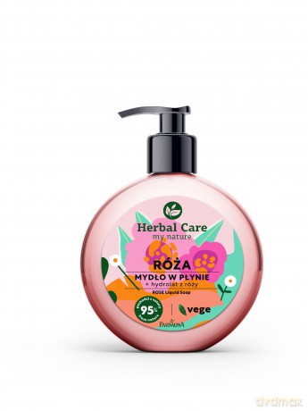 FARMONA Herbal Care Mydło w płynie - RÓŻA 400 ml
