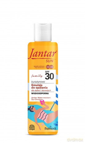 FARMONA Jantar Sun Bursztynowa Emulsja do opalania Family SPF30 200 ml