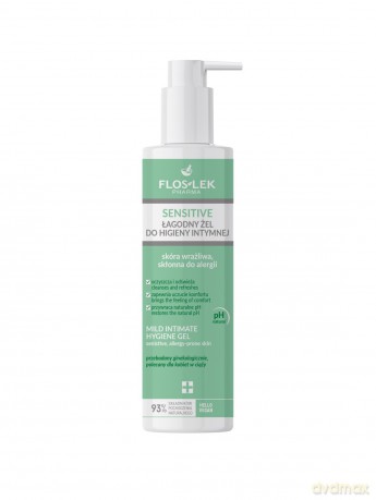 FLOSLEK Pharma Sensitive Łagodny Żel do higieny intymnej do skóry wrażliwej 225 ml