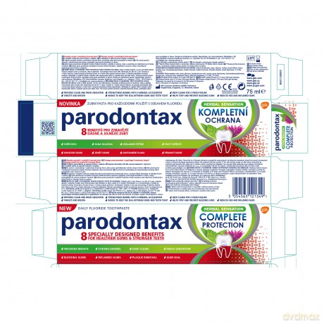 GSK Parodontax Pasta do zębów Complete Protection Herbal Sensation - 75 ml