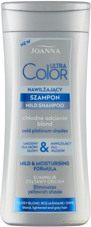 Joanna Ultra Color Szampon nawilżający - chłodne odcienie blond 200 ml