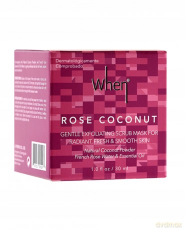 K. When Rose Coconut Gentle Exfol. Scrub Mask