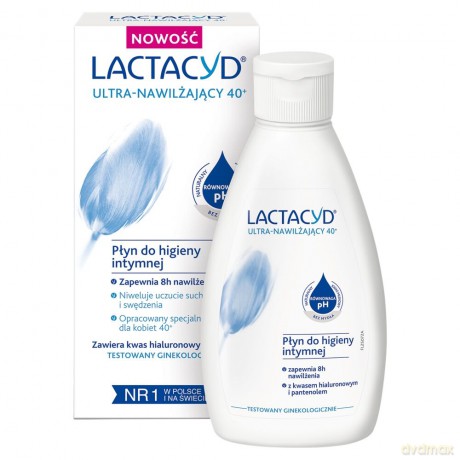Lactacyd 40+ Ultra - Nawilżający Płyn do higieny intymnej 200 ml
