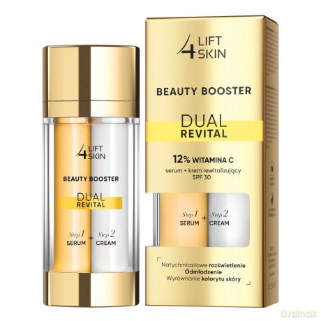 Lift 4 Skin Beauty Booster Dual Revital Serum + Krem rewitalizujący SPF30 1op. (2x15 ml)