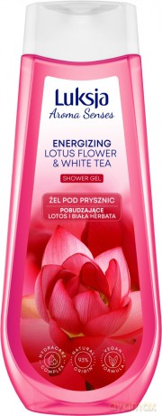 Luksja Aroma Senses Pobudzający Żel pod prysznic - Lotos i Biała Herbata 500 ml
