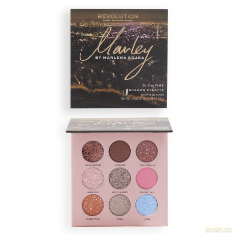 Makeup Revolution X Marley by Marlena Sojka Paletka cieni do powiek Glow Time (9) 1 szt