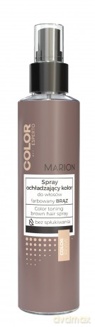 Marion Color Esperto Spray do włosów ochładzający kolor - farbowany brąz 150 ml