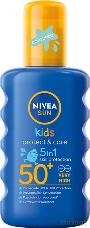 Nivea Sun Kids Spray ochronny dla dzieci Protect&Care 5in1 SPF50+ 200 ml