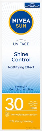Nivea Sun Krem matujący do twarzy Shine Control SPF 30+ 50 ml
