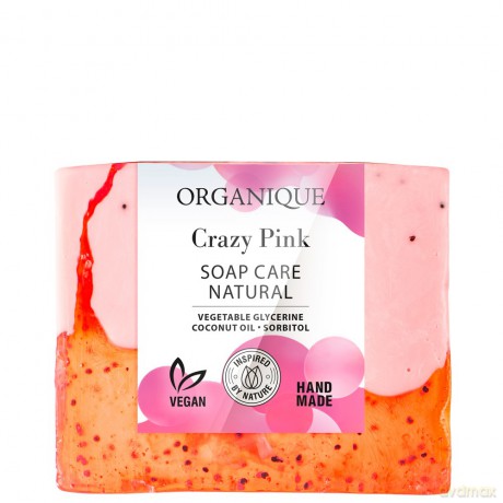 ORGANIQUE Mydło naturalnie pielęgnujące Crazy Pink 100g
