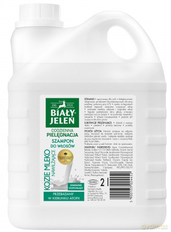 POL. BIAŁY J. Szampon do włosów Kozie mleko 2L