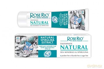Rose Rio Pasta do zębów NATURAL SPIRULINA EXTRACT - 65 ml