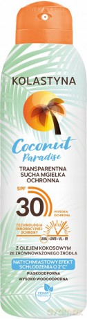 SAR KOL. OP COCONUT Transparentna mgiełka SPF30