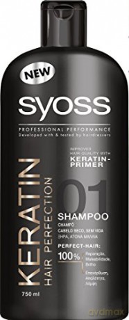 Schwarzkopf Syoss Keratin Szampon do włosów łamliwych i osłabionych 750 ml