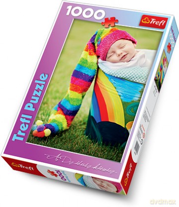 TREFL 1000 El. Śpiące Dziecko Tęczowy sen (10275) [PUZZLE]