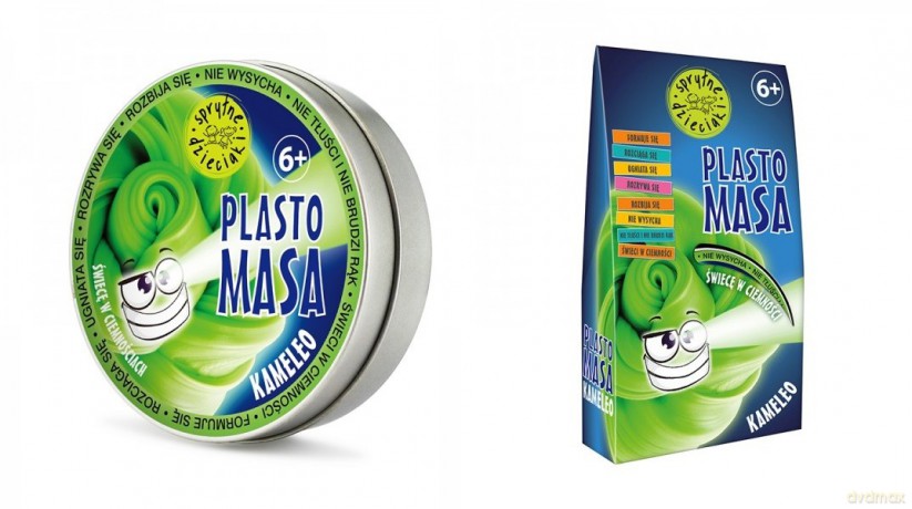 SPRYTNE DZIECIAKI Plastomasa Kameleo - zielona 50g