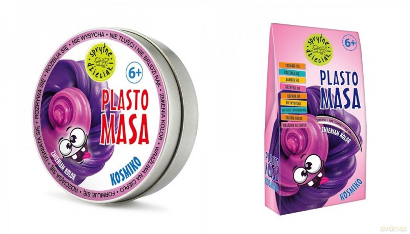 SPRYTNE DZIECIAKI Plastomasa Kosmiko - fioletowa 50g